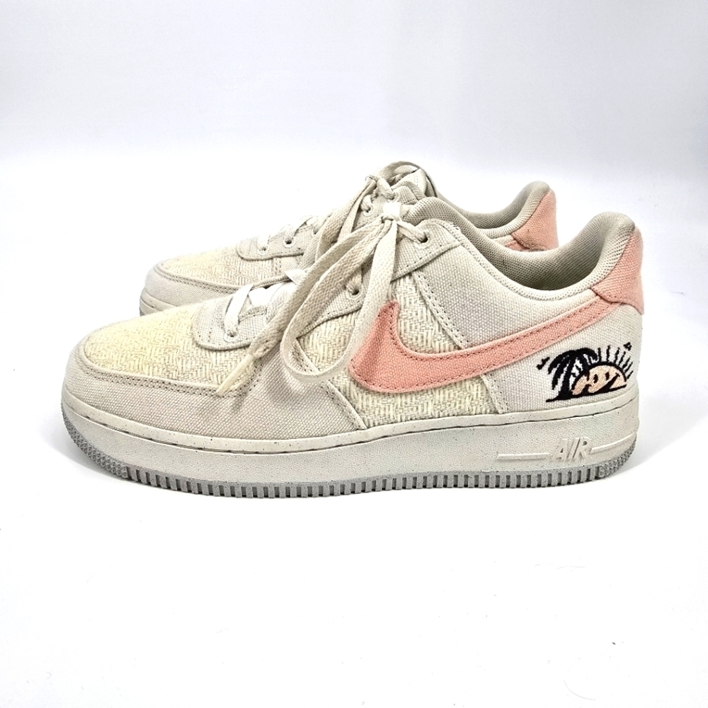 Nike Shoe Women's 8 Air Force 1 Low '07 SE 'Sun Club' DJ9944-100 Next Nature